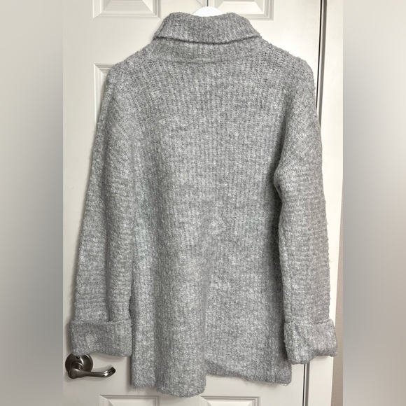 Express Grey Turtleneck Sweater - Picture 2 of 3